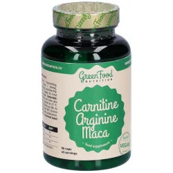 GreenFood Nutrition Carnitin + Arginin + Maca