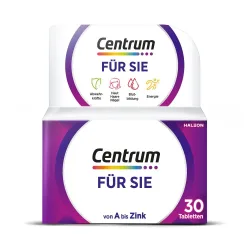 Centrum Für Sie Multivitamin ? Hochwertiges Nahrungsergänzungsmittel mit Mikronährstoffen ? Speziell für Frauen ? Vitamine, Mineralstoffe, Spurenelemente