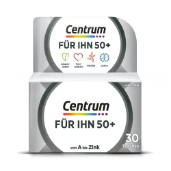 Centrum Für Ihn 50+ Multivitamin ? Hochwertiges Nahrungsergänzungsmittel mit Mikronährstoffen ? Speziell für Männer ab 50 ? Vitamine, Mineralstoffe, Spurenelemente