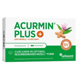 Acurmin Plus® Kurkuma Kapseln, 10.000mg Kurkuma Pulver/Tag