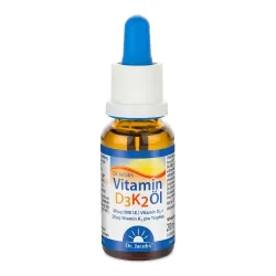 Dr. Jacob's Vitamin D3K2 Öl 800 Ie/20 mcg D3+K2 640 Tropfen