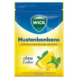 Wick Zitrone & natürliches Menthol ohne Zucker