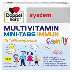 Doppelherz® system Multivitamin Mini-Tabs Family mit Multivitamingeschmack