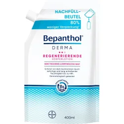 Bepanthol® Derma Regenerierende Körperlotion, Köperpflege für empfindliche und sehr trockene Haut, dermatologisch getestete Feuchtigkeitscreme mit Dexpanthenol