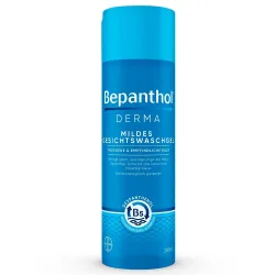 Bepanthol® Derma Mildes Gesichtswaschgel, mildes Gesichtswaschgel für empfindliche und trockene Haut, dermatologisch getesteter Feuchtigkeitsspender mit Dexpanthenol