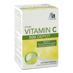 Avitale Vitamin C 500 mg Depot Tabletten mit Langzeitwirkung