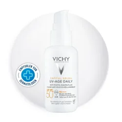 VICHY - Capital Soleil tägliches Anti-Photoaging Fluid UV-Age Daily LSF 50+ / PPD 46, Capital Soleil UV age SPF50+, 40 ml