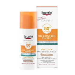 Eucerin - Face Oil Control Gel-Creme Tinted medium LSF 50+, Sun, 50 ml