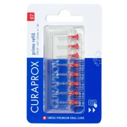 Curaprox CPS 07 prime Interdentalbürsten rot Nachfüllpackung