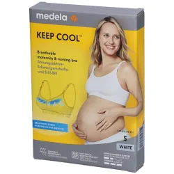 medela Keep Cool? Schwangerschafts- und Still-BH weiß, Gr. S