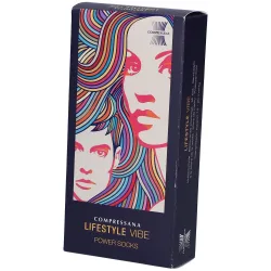 Compressana Lifestyle Vibe Wadenstrümpfe II Gr. S cool dot