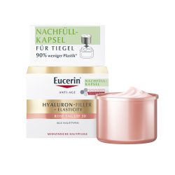 Eucerin - Hyaluron-Filler + Elasticity Tagespflege Rose LSF 30 Nachfüllkapsel, 50 ml