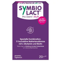 SymbioLact Pro Darm Multi ? Sticks mit 28 Mrd. Bakterien, L-Glutamin & Biotin