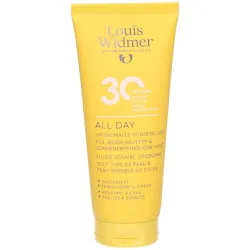 Louis Widmer All Day Sonnencreme LSF 30 unparfümiert (100ml)