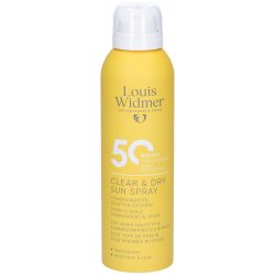 Louis Widmer - Clear & Dry Sun Spray 50, 200 ml