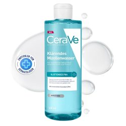 CeraVe - Klärendes Mizellenwasser entfernt Make-up und befreit verstopfte Poren, 400 ml