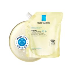 La Roche Posay - Lipikar Dusch- und Badeöl AP+ Nachfüllpack, Lipikar Duschöl AP Refill, 400 ml