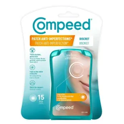 Compeed® - Pflaster gegen Unreinheiten discrets - Pflaster Hydrokolloide - 15 Pflaster