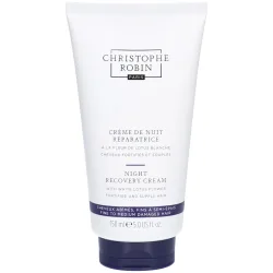 Christophe Robin - Repariende Haarcreme für die Nacht mit weisser Lotusblüte, 150  ml