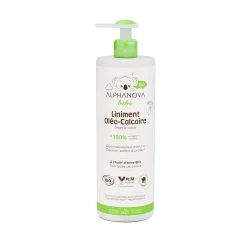 ALPHANOVA Bébé Liniment oléo-calcaire, Lotion Bio (400ml)