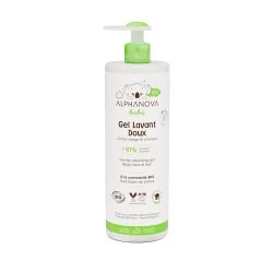 ALPHANOVA Bébé Hautfreundliches Waschgel, 2in1 Bio (400ml)