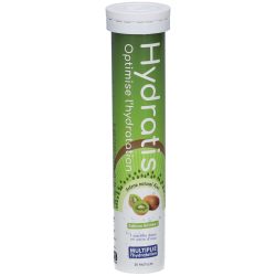 Hydratis - Hydration Electrolyte Pastilles - Kiwi - Verbessert die Hydration und fördert die Energie - Isotonische Formel - Sport, Erholung, Wohlbefinden - 1 Tube (20 Pastillen)