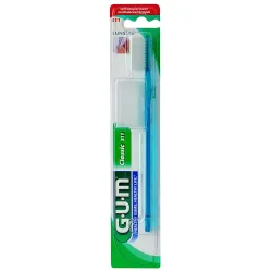 Gum® Classic Weiche Zahnbürste mit schmalem Kopf 3 Reihen