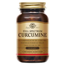 Solgar Full Spectrum Curcumin ? 30 Kapseln mit hoch bioverfügbarem Kurkumaextrakt