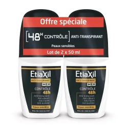 EtiaXil Deodorant Men Antitranspirant Control 48h Roll-On