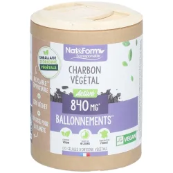 Nat & Form Ecocert® Aktivierte pflanzliche Kohle