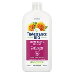 Natessance Bio Color Shampoo Färberdistel und pflanzliches Keratin Coloriertes Haar