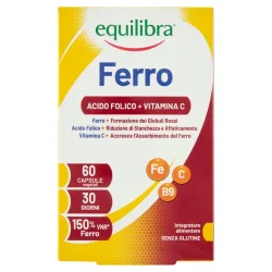 Equilibra Eisen Vitamin C + Folsäure Nahrungsergänzung
