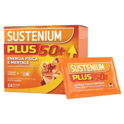 Sustenium Plus 50+ | Nahrungsergänzungsmittel für Erwachsene 50+ mit Actiful®, Vitaminen und Mineralien, 24 Beutel