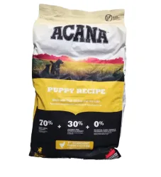 Acana Puppy Recipe ? Trockenfutter für Welpen aller Rassen ? Frisches Hähnchen & roher Seehecht