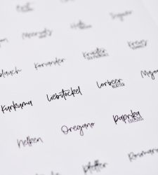 Etiketten Gewürze RUND - Handwritten