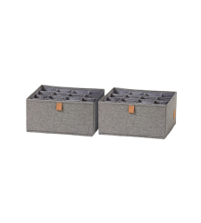 PREMIUM Organizer 16 Fächer Grau - Set 2 Stk