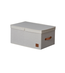 PREMIUM Aufbewahrungsbox mit Klappdeckel - Beige