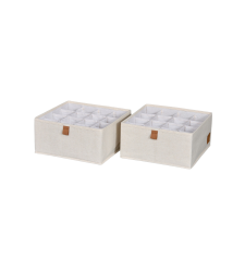 PREMIUM Organizer 16 Fächer Beige - Set 2 Stk