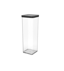 LOFT Vorratsdose Schwarz - 10x10x28.5cm (2L)