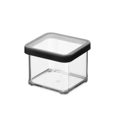 LOFT Vorratsdose Schwarz - 10x10x7.2cm (0.5L)