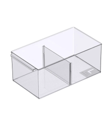 Aufbewahrungsbehälter mit Fächern extra lang - 20.3x37x15.1 cm