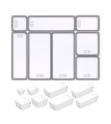 Schubladen Organizer - Set KLAR - HOCH (8-Teilig)