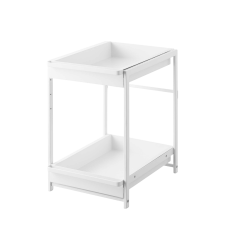 TOWER Schubladenregal 2-stöckig - Weiss