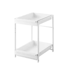 TOWER Schubladenregal 2-stöckig - Weiss