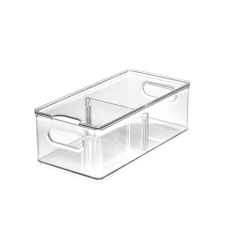 HOME EDIT - Aufbewahrungsbehälter KLAR Fridge - 2 Fächer mit Deckel