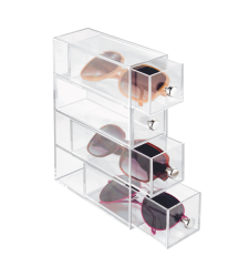 DRAWER - Schubladen-Turm KLAR 4 Fächer - Schmal