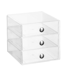 DRAWER - Schubladen-Turm 3 Fächer - 16.5x16.5x16.5cm