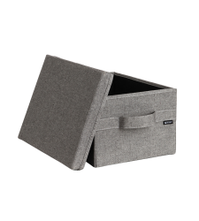 SOFT ll Aufbewahrungsbox Grau S - 36x27x19cm