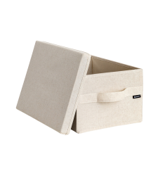 SOFT ll Aufbewahrungsbox Beige S - 36x27x19cm