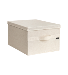 SOFT ll Aufbewahrungsbox Beige L - 46x36x25cm